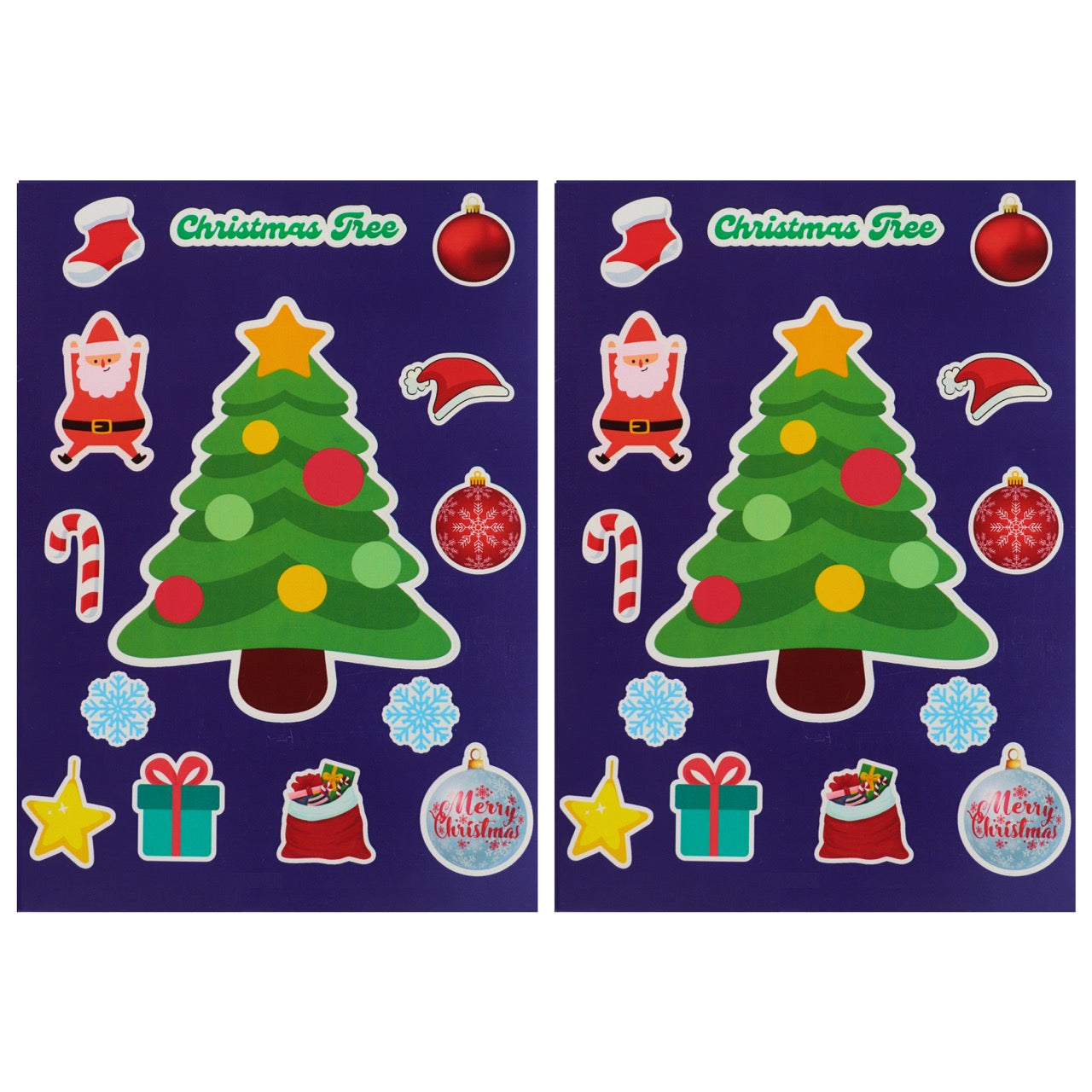 Christmas Retreat: Set of 8 Sheets with 100+ Christmas Stickers for Ages (3-99)