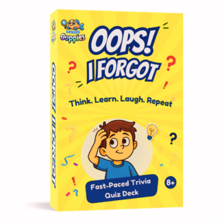 Oops I Forgot – Fun Guessing and Trivia Card Game for Kids Ages 6-12 by Genius Guppies