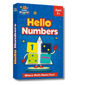 Hello Numbers – Research-Backed Educational Math Card Game for Kids Ages 3-8 by Genius Guppies
